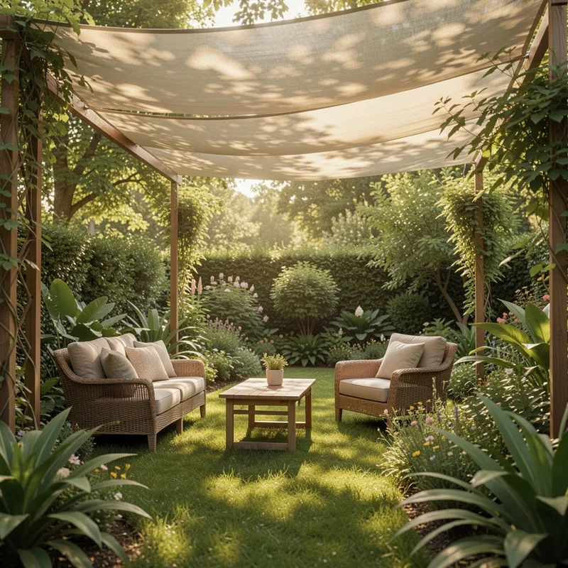 Créer de l'ombre au jardin : solutions fraîcheur