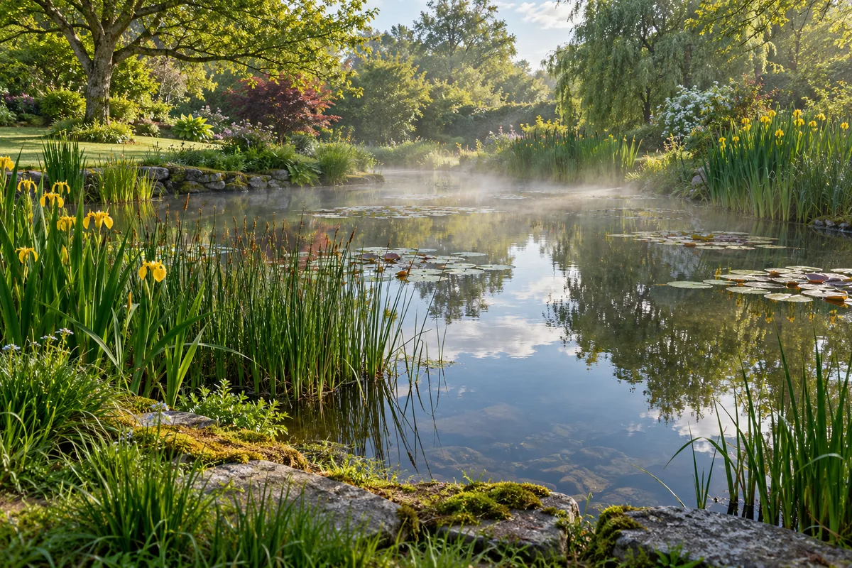 Créer une mare naturelle au jardin : étapes et entretien