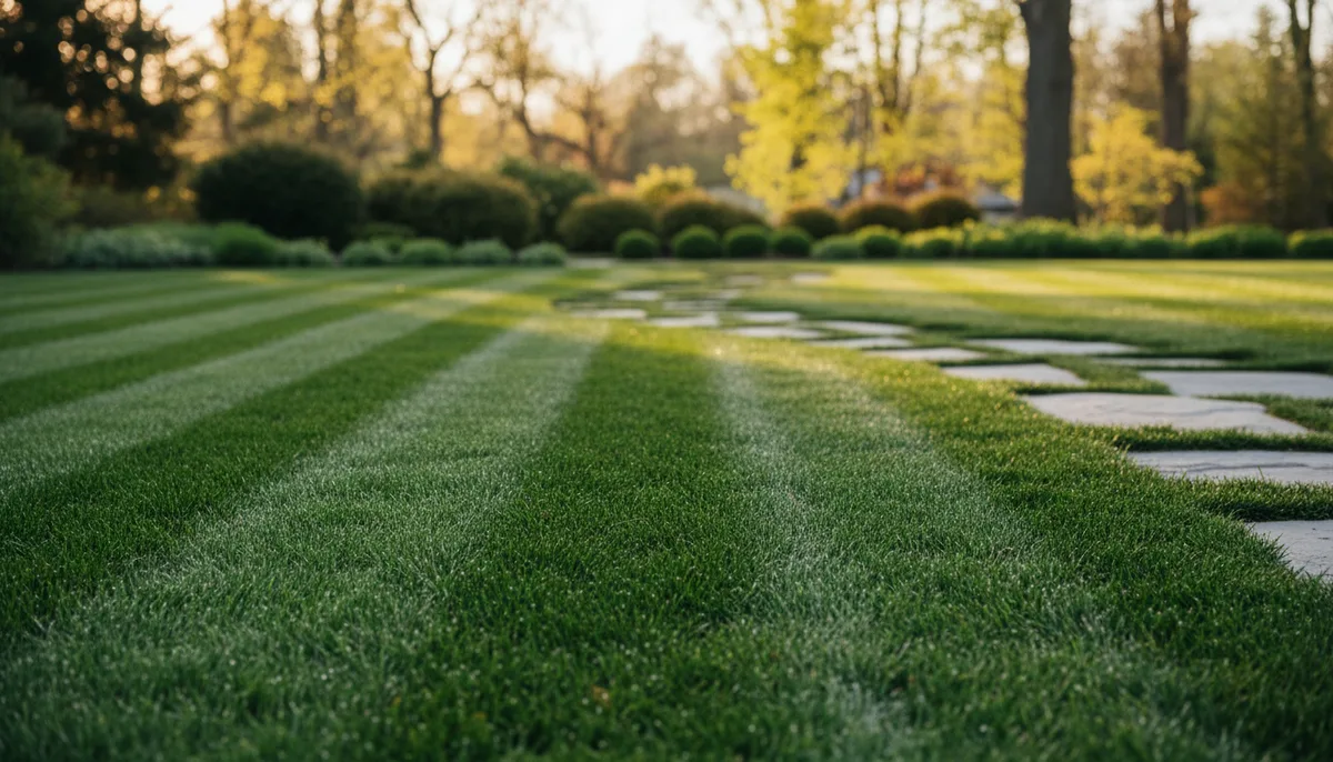 Entretenir sa pelouse : calendrier, tonte et soins saison par saison