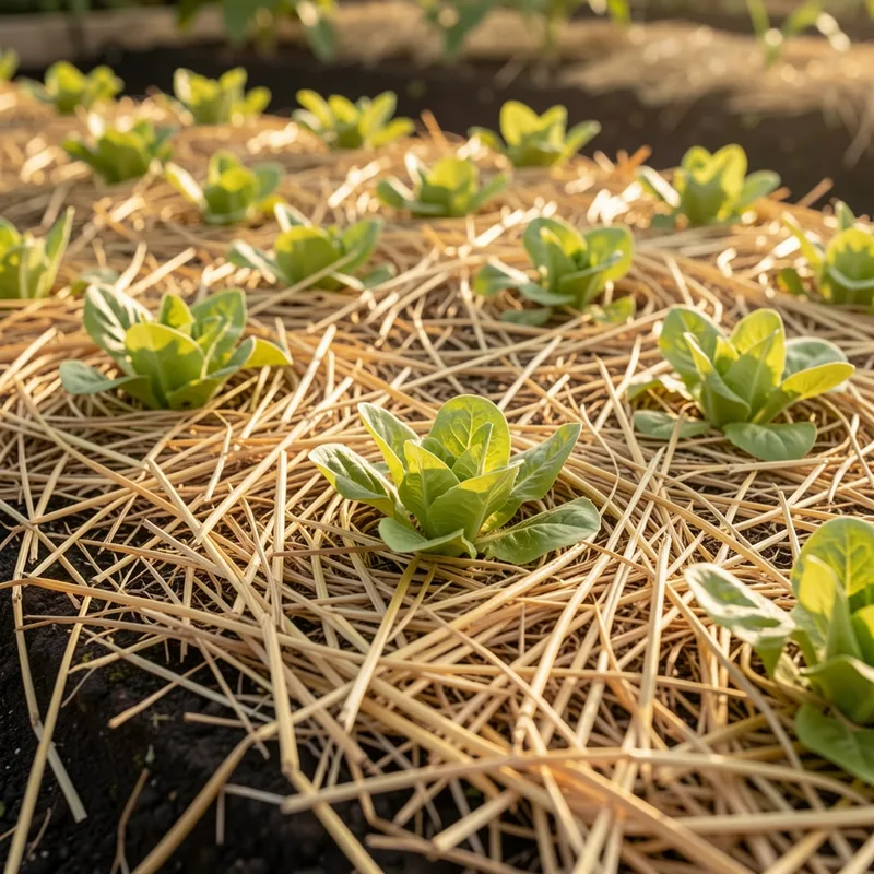 Paillage du potager : matériaux, épaisseur et bons gestes